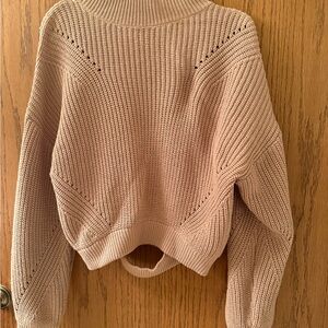 Forever 21 Blush Knit Turtleneck Sweater